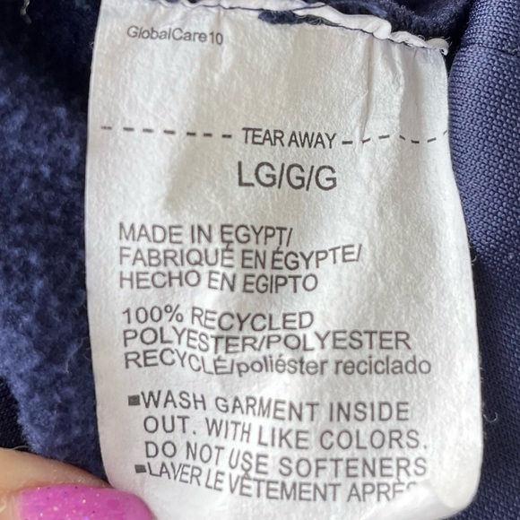 •Under Armour• Men’s Navy Hooded Pullover - Size Large - Picture 5 of 6